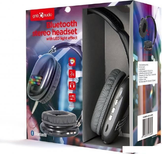 Наушники Gembird BHP-LED-02-BK