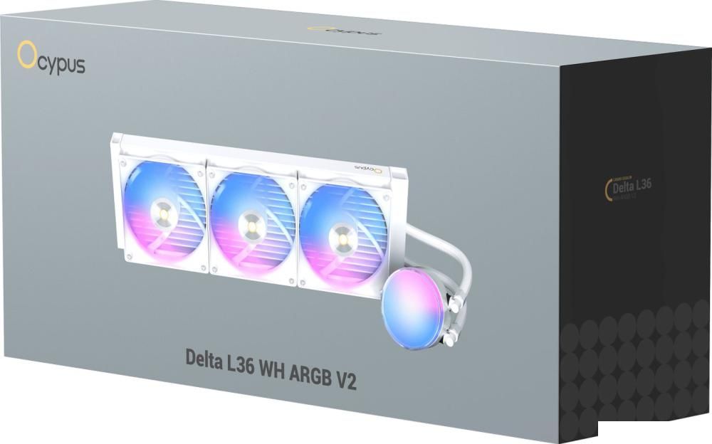 Система жидкостного охлаждения для процессора Ocypus Delta L36 WH ARGB V2 (белый)
