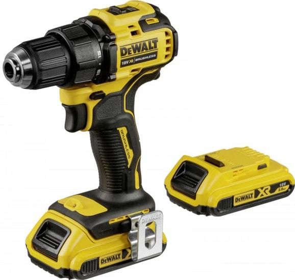 Дрель-шуруповерт DeWalt DCD708D2T-QW (с 2-мя АКБ, кейс)