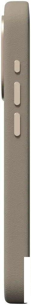 Чехол для телефона Magssory Eco Leather Case для iPhone 15 Pro Latte CLT015l