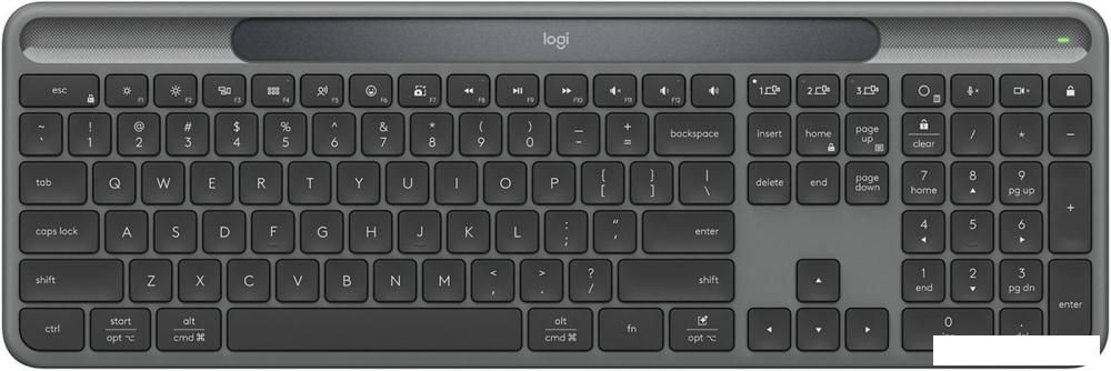 Клавиатура Logitech Signature Slim Solar+ K980 920-013755 (графитовый, нет кириллицы)