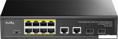 Неуправляемый коммутатор Cudy GS1010PS2 1.0