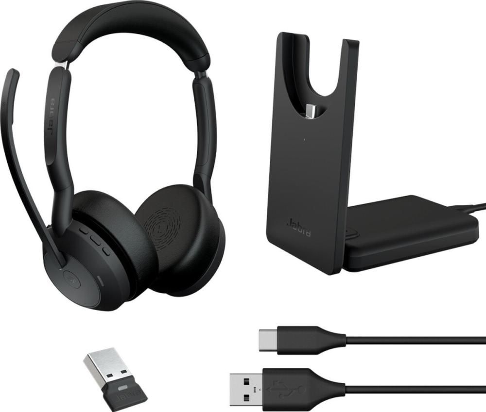 Офисная гарнитура Jabra Evolve2 55 MS Stereo Stand USB-A