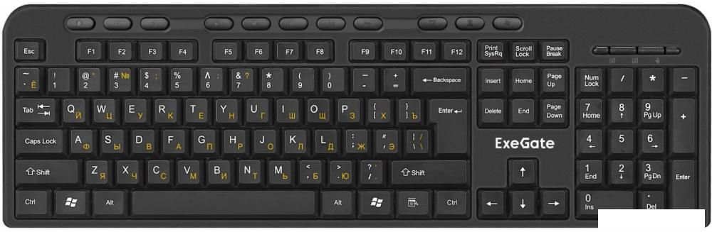 Офисный набор ExeGate Professional Standard Combo MK240 EX286220RUS