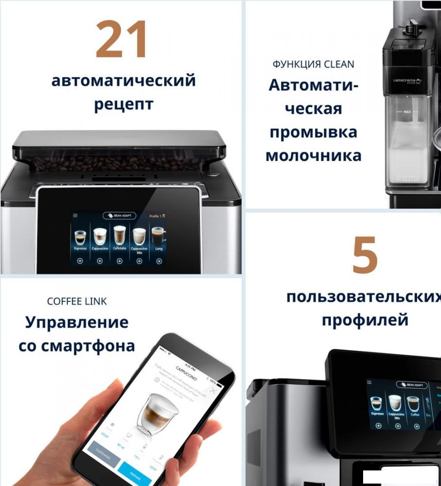 Кофемашина DeLonghi PrimaDonna Soul ECAM 610.74.MB