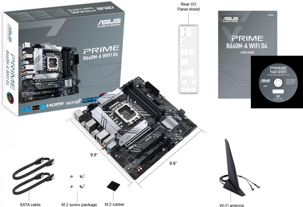 Материнская плата ASUS Prime B660M-A WIFI D4