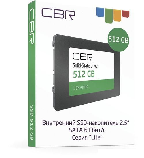 SSD CBR Lite 512GB SSD-512GB-2.5-LT22