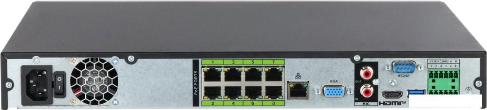 Сетевой видеорегистратор Dahua DHI-NVR5208-8P-EI2