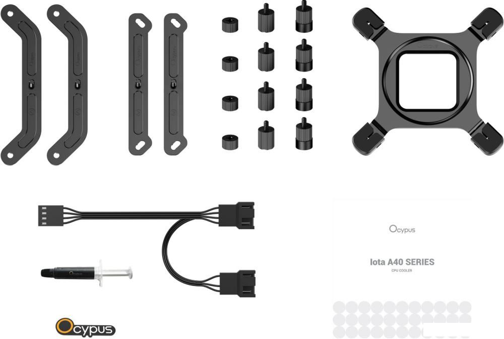 Кулер для процессора Ocypus Iota A40 BK Dual Fan Iota-A40-BK2NNWD00X-GL