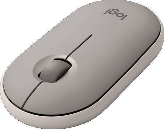 Мышь Logitech M350 Pebble (песочный)