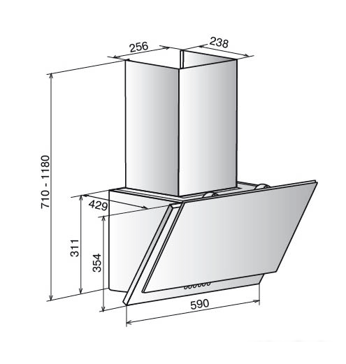 Вытяжки Elikor Рубин S4 60П-700-Э4Г (перламутровый)