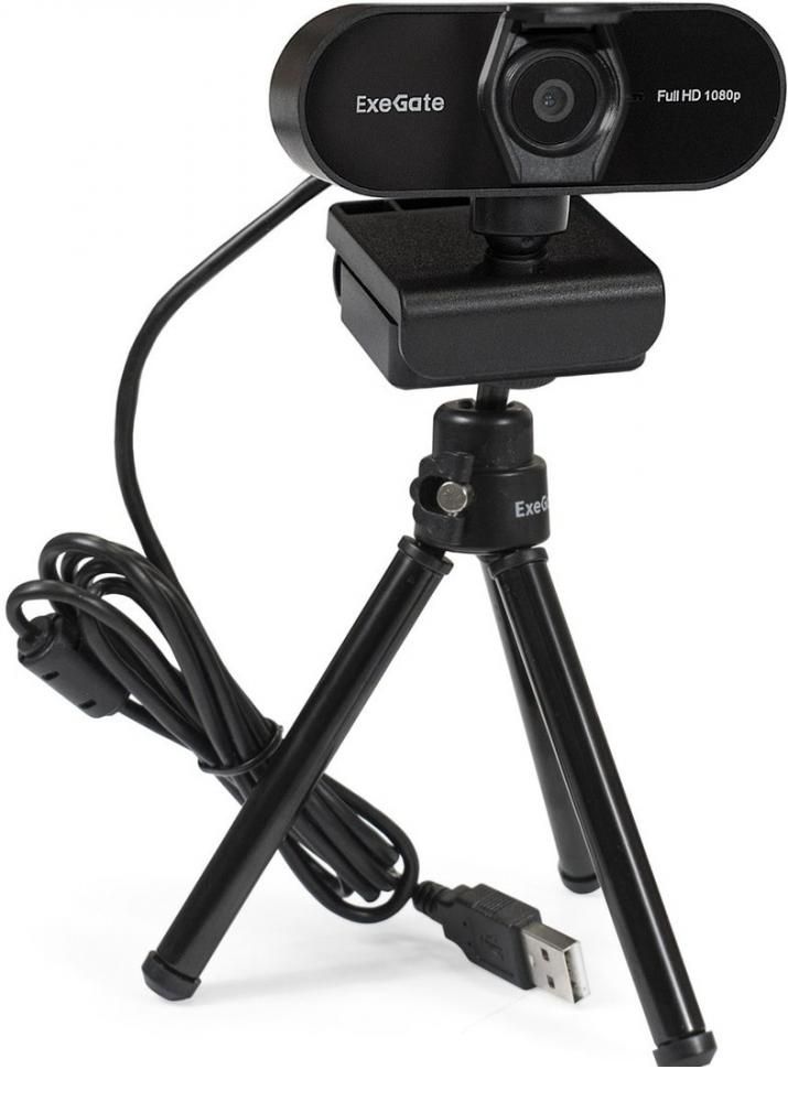 Веб-камера ExeGate Stream C925 FullHD T-Tripod
