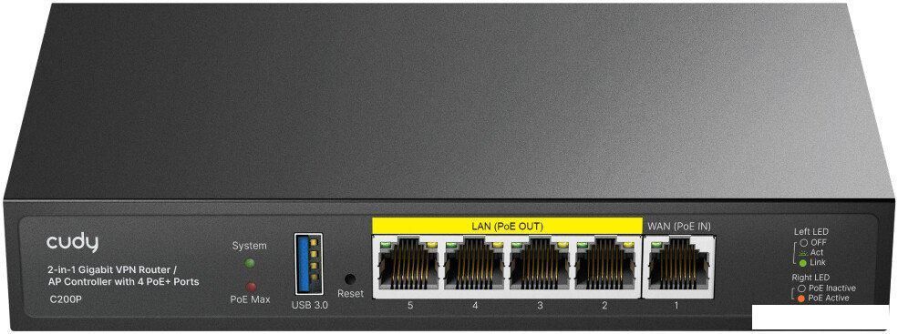 Маршрутизатор Cudy C200P 1.0