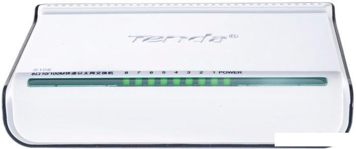 Неуправляемый коммутатор Tenda S108