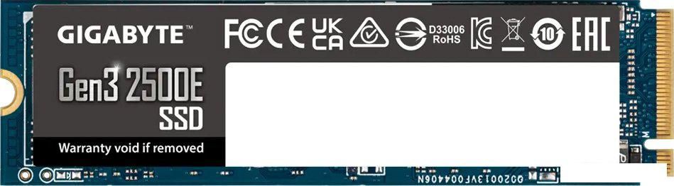 SSD Gigabyte Gen3 2500E 500GB G325E500G