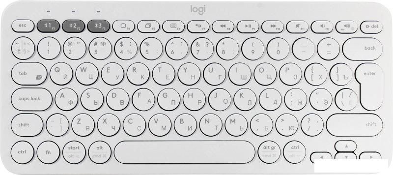 Клавиатура Logitech Multi-Device K380 Bluetooth 920-009589 (белый)