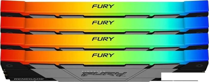 Оперативная память Kingston FURY Renegade RGB 4x8ГБ DDR4 3200 МГц KF432C16RB2AK4/32