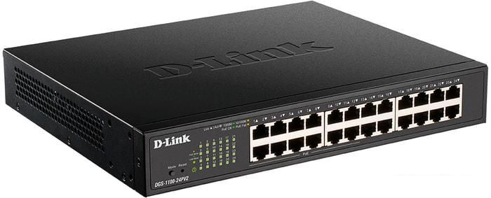 Управляемый коммутатор 2-го уровня D-Link DGS-1100-24PV2/A1A