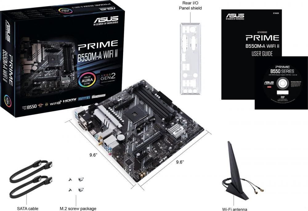 Материнская плата ASUS Prime B550M-A WIFI II