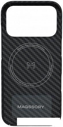 Чехол для телефона Magssory Aramid Frame Case для iPhone 17 Pro Black CFB044