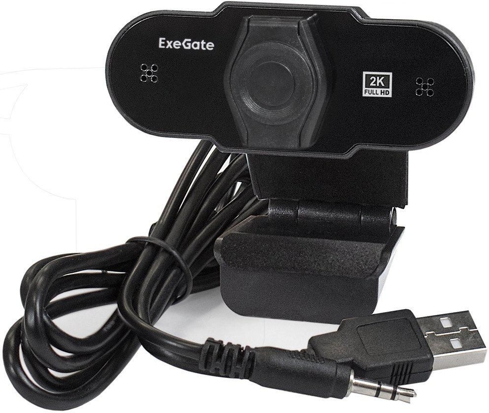 Веб-камера ExeGate BlackView C931 2K Tripod