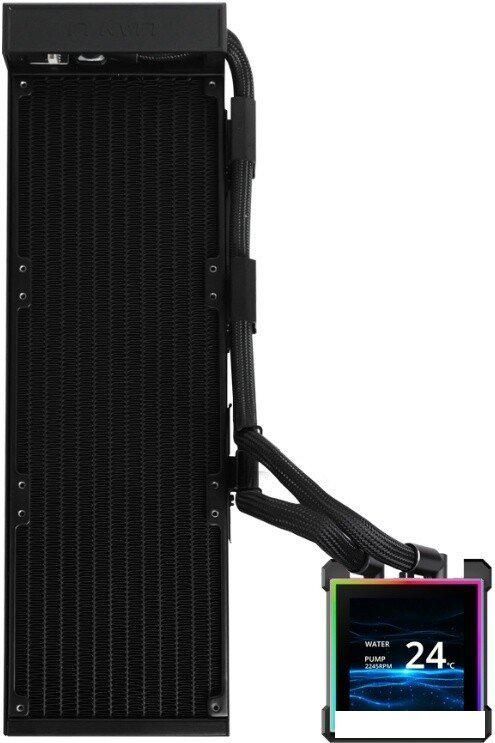 Радиатор системы жидкостного охлаждения Lian Li HydroShift II LCD-S 360N G89.GHS2LCDS36NB.R0