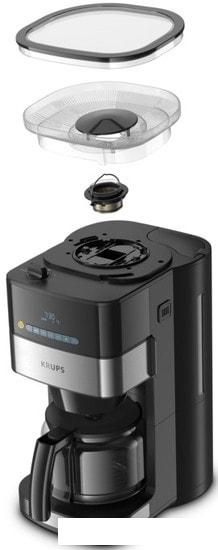 Капельная кофеварка Krups Grind Aroma KM832810