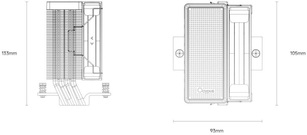 Кулер для процессора Ocypus Gamma A40 BK