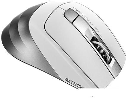 Мышь A4Tech Fstyler FB35 (белый/серый)