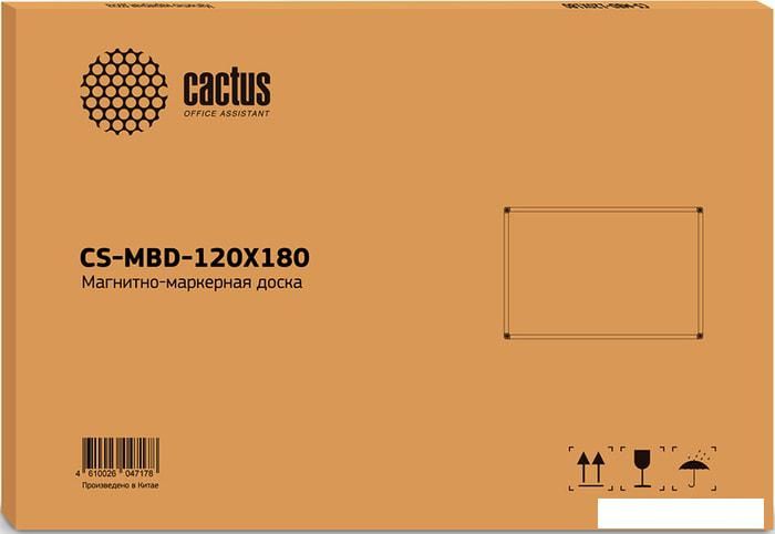 Магнитно-маркерная доска CACTUS CS-MBD-120X180