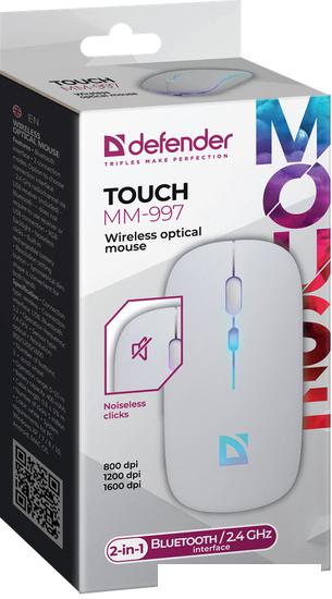Мышь Defender Touch MM-997 (белый)