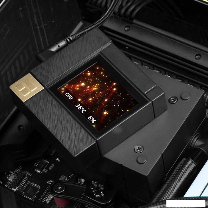 Система жидкостного охлаждения для процессора Thermalright Core Matrix 360 Vision ARGB (черный)