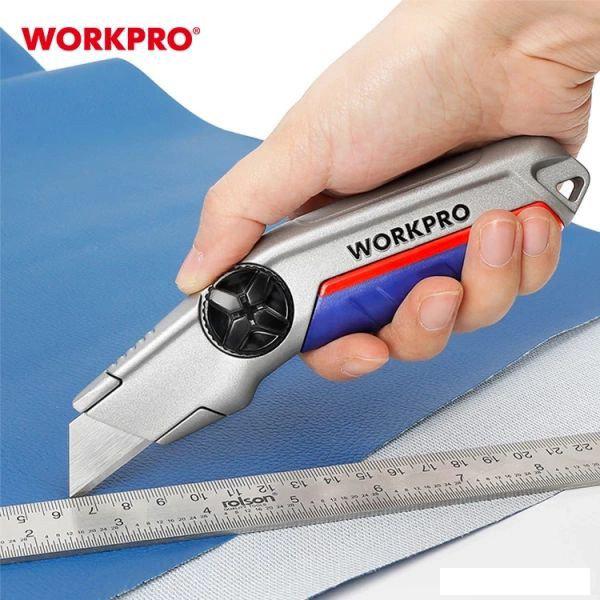 Нож строительный Workpro WP213013
