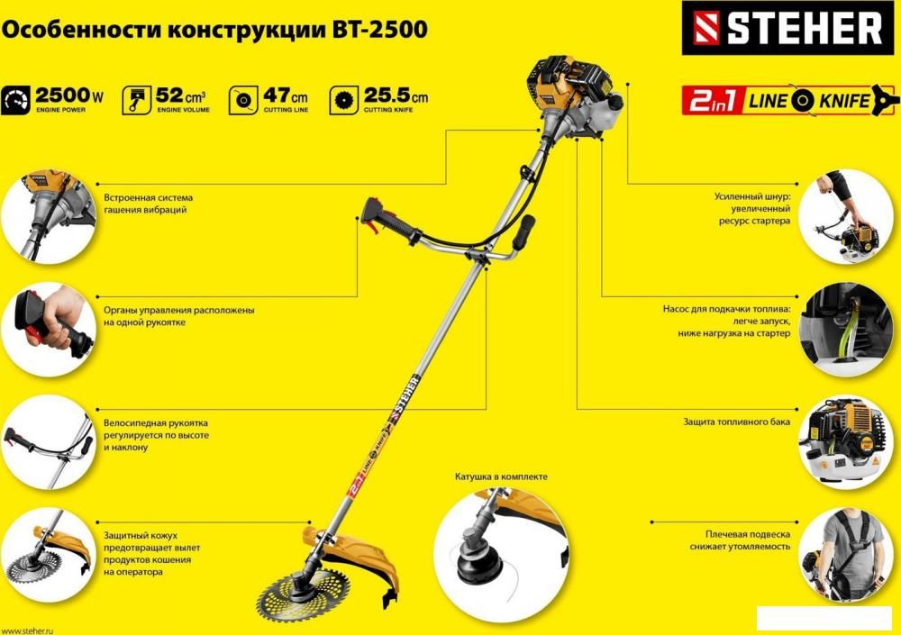 Триммер Steher BT-2500