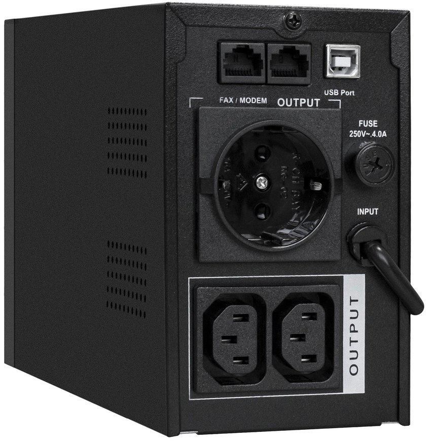 Источник бесперебойного питания ExeGate SpecialPro UNB-650.LED.AVR.1SH.2C13.RJ.USB EX292768RUS