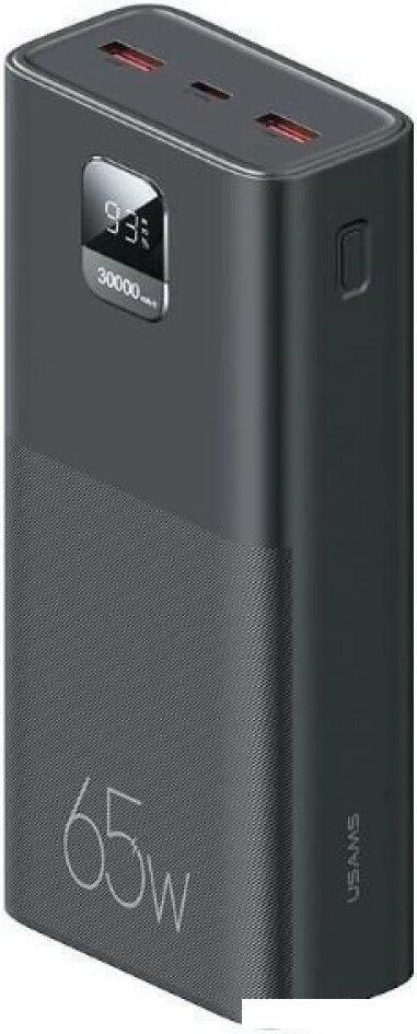 Внешний аккумулятор Usams CD185 PB68 30000mAh (черный)