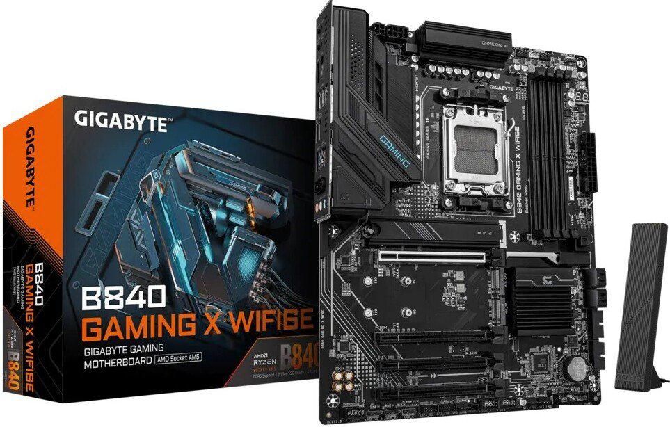 Материнская плата Gigabyte B840 Gaming X WiFi6E