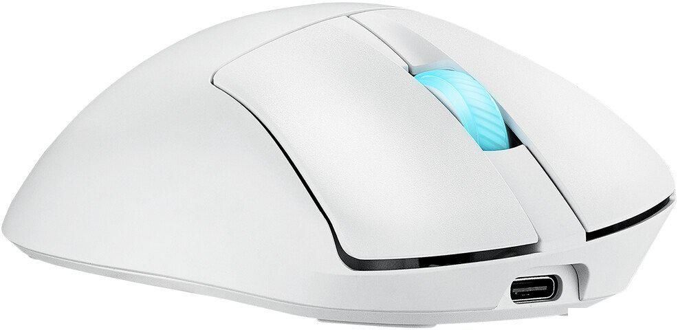 Игровая мышь ASUS ROG Keris II Origin Moonlight White