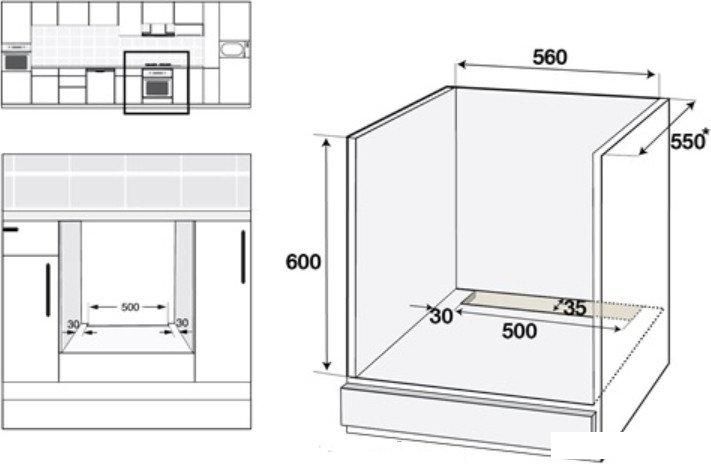 Электрический духовой шкаф Schtoff Decor 950