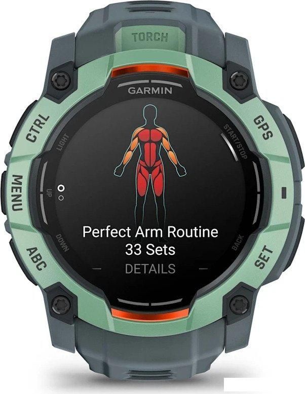Умные часы Garmin Instinct 3 50 мм (зеленый)
