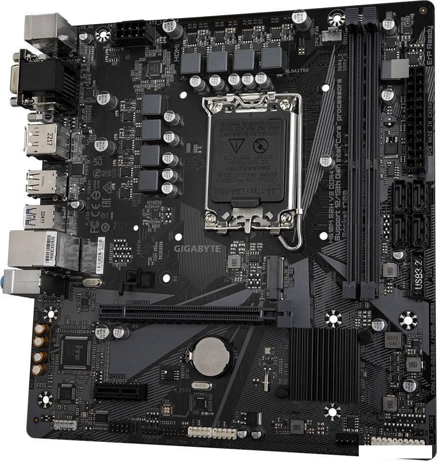 Материнская плата Gigabyte H610M S2H V2 DDR4 (rev. 1.0)