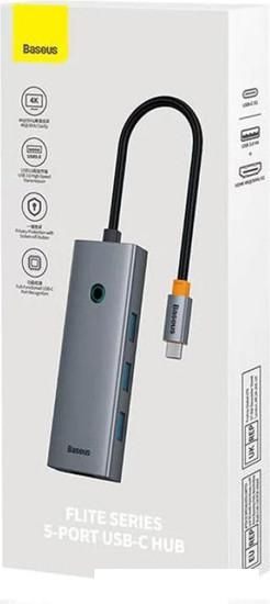 Док-станция Baseus Flite Series 4-Port USB-C Hub B00052809813-00
