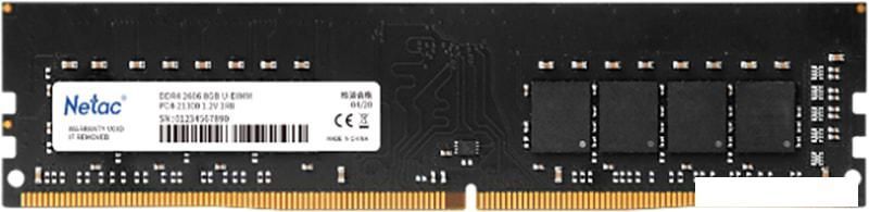 Оперативная память Netac Basic 16GB DDR4 PC4-25600 NTBSD4P32SP-16