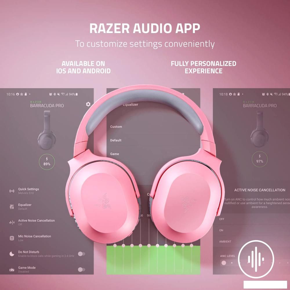 Наушники Razer Barracuda X 2022 (розовый)