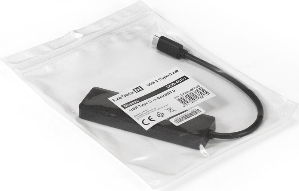 USB-хаб  ExeGate DUB-4CP/1 EX293986RUS