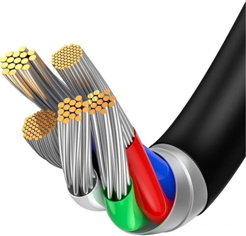 Кабель Baseus CATLYS-C01 USB Type-C - Lightning (2 м, черный)