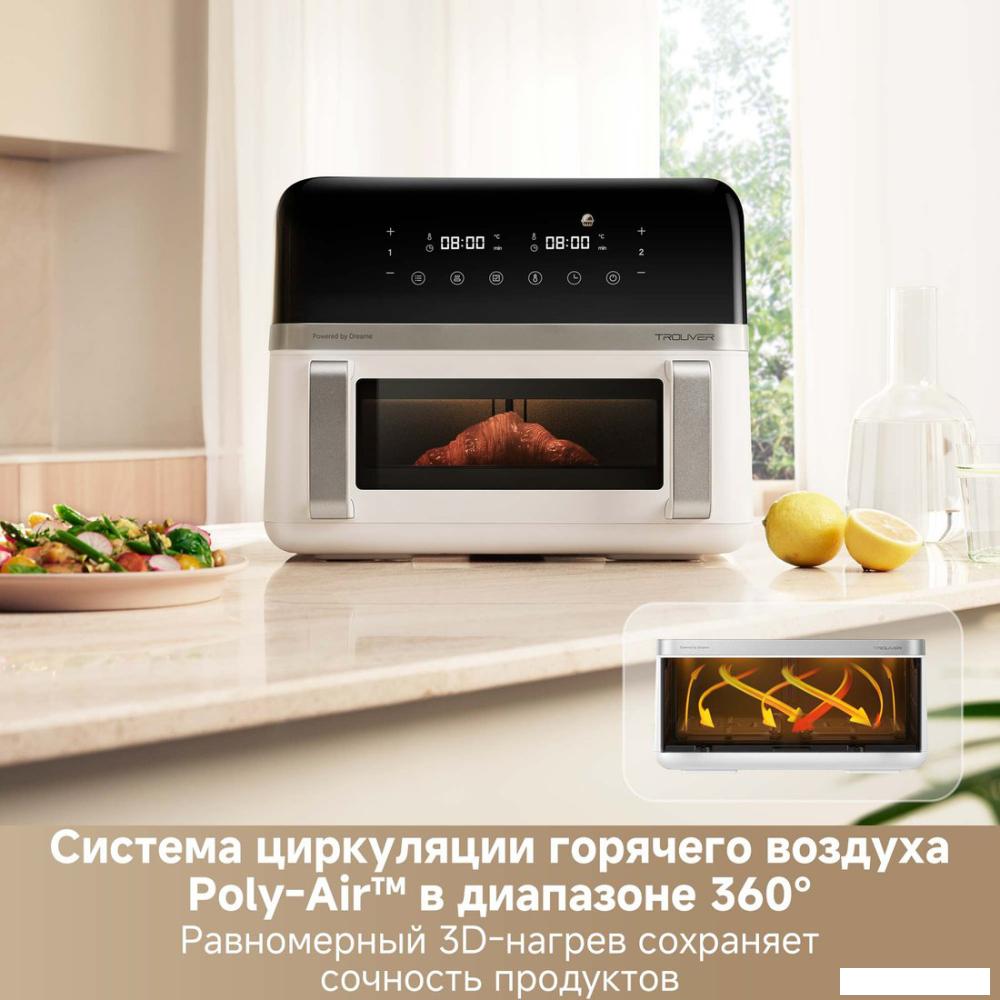 Аэрогриль (аэрофритюрница) Trouver Air Fryer FD20 Pro AF-5518ATB (белый)