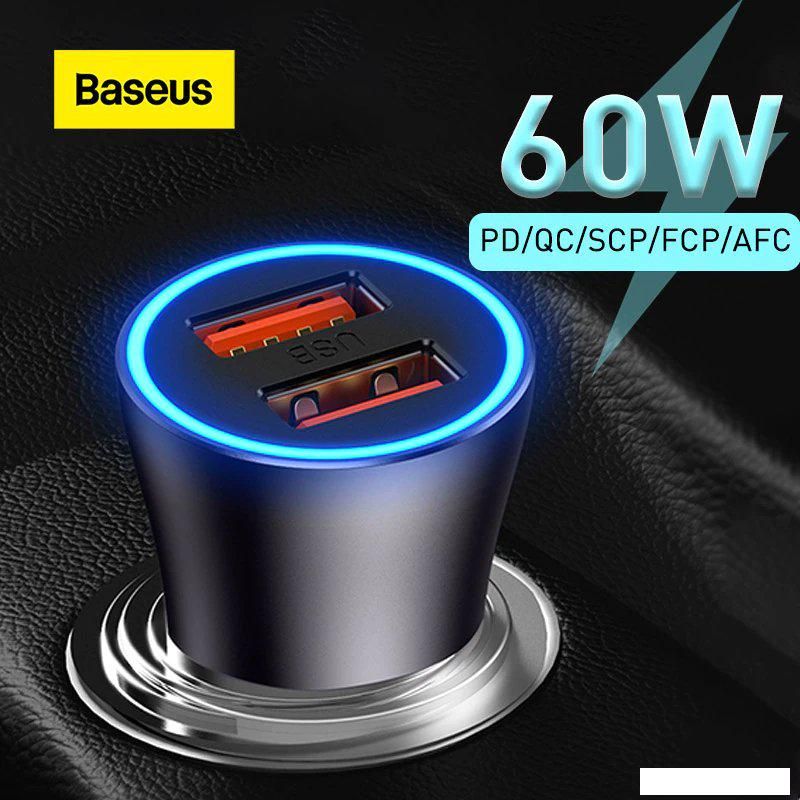 Автомобильное зарядное Baseus CGJM000013