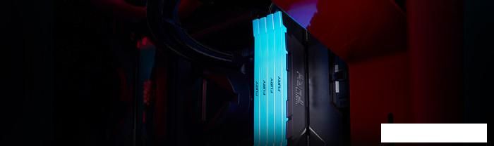 Оперативная память Kingston FURY Renegade RGB 8ГБ DDR4 3200МГц KF432C16RB2A/8