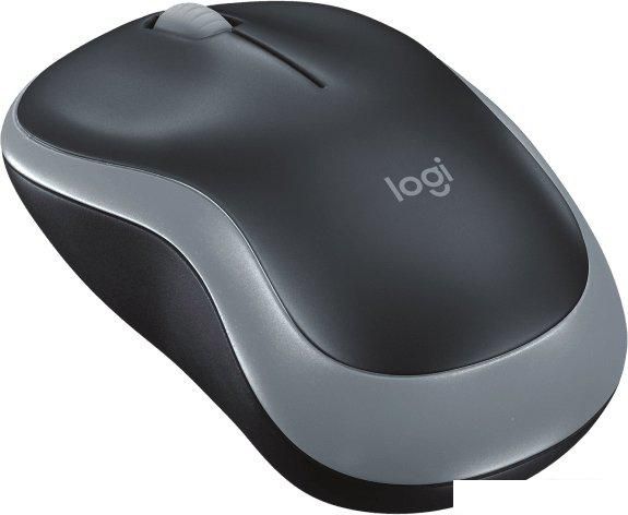 Мышь Logitech M186 (черный/серый)